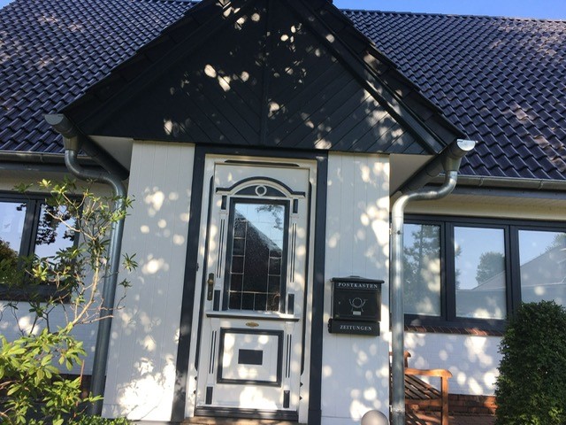 Hauseingang Einfamilienhaus Exklusives Landhaus in Nordfriesland zu verkaufen