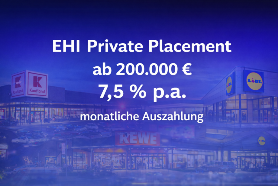 Private Placement Renditeobjekt FIM Einzelhandelsinvest