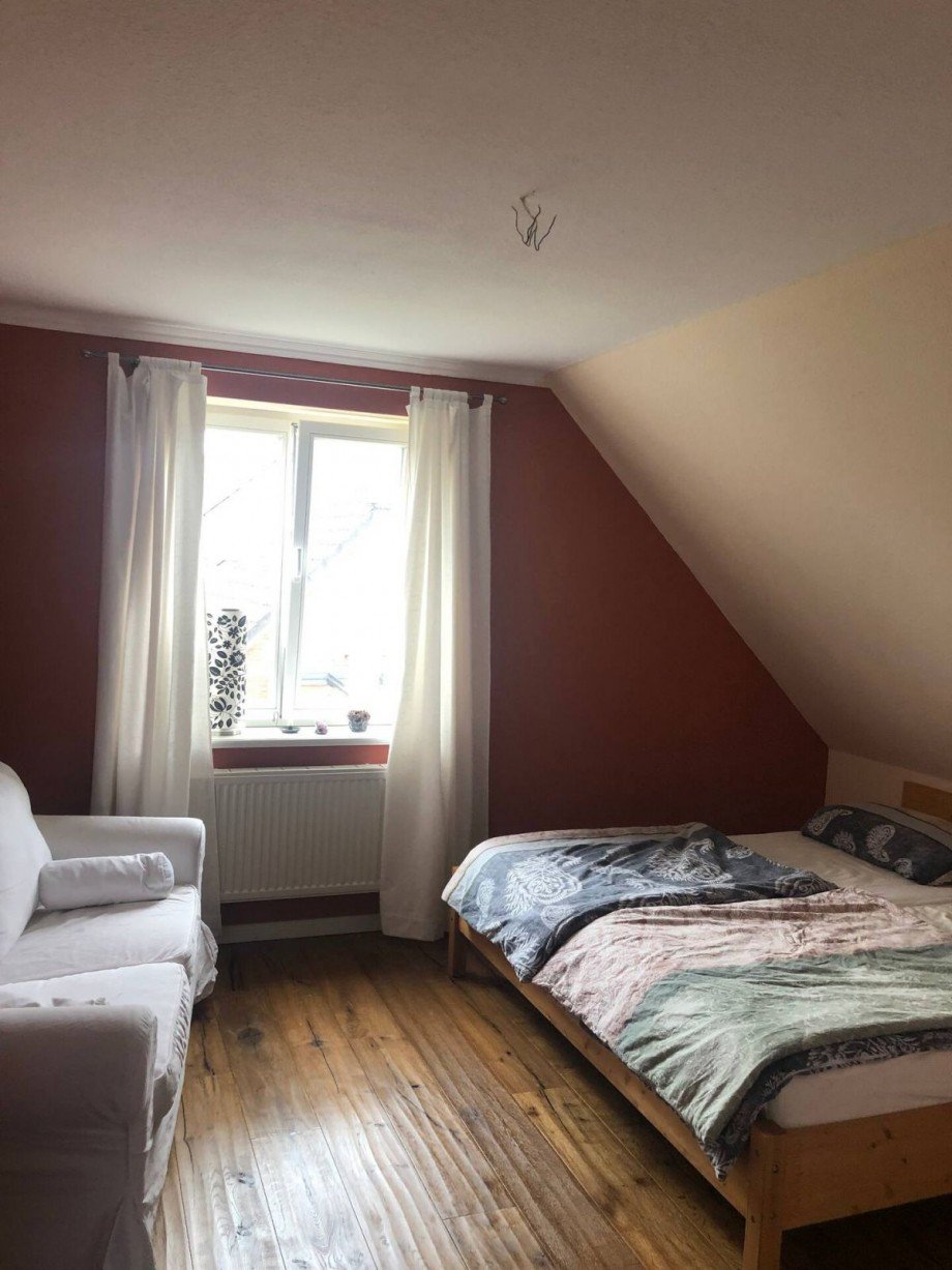 Schlafzimmer DG Einfamilienhaus Reetdachhaus Nordfriesland