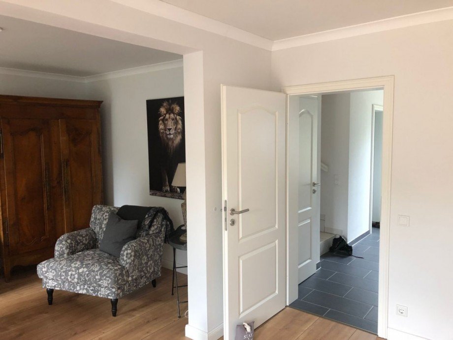 Eingang Flur in den Wohnbereich Reihenmittelhaus Ferienhaus in Nordfriesland Verkauf provisionsfrei