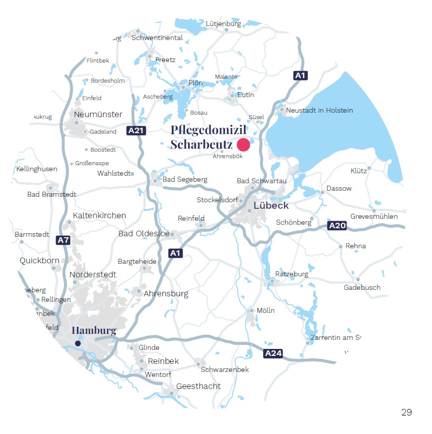 Lage Scharbeutz Renditeobjekt Pflegedomizil Scharbeutz